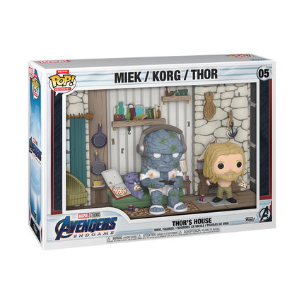 Thor's House Funko Pop Moments Deluxe Avengers: Endgame Miek Korg Thor - 05