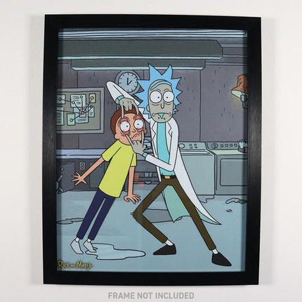 Rick &amp; Morty Art Print Edycja limitowana Fan-Cel 36 x 28 cm