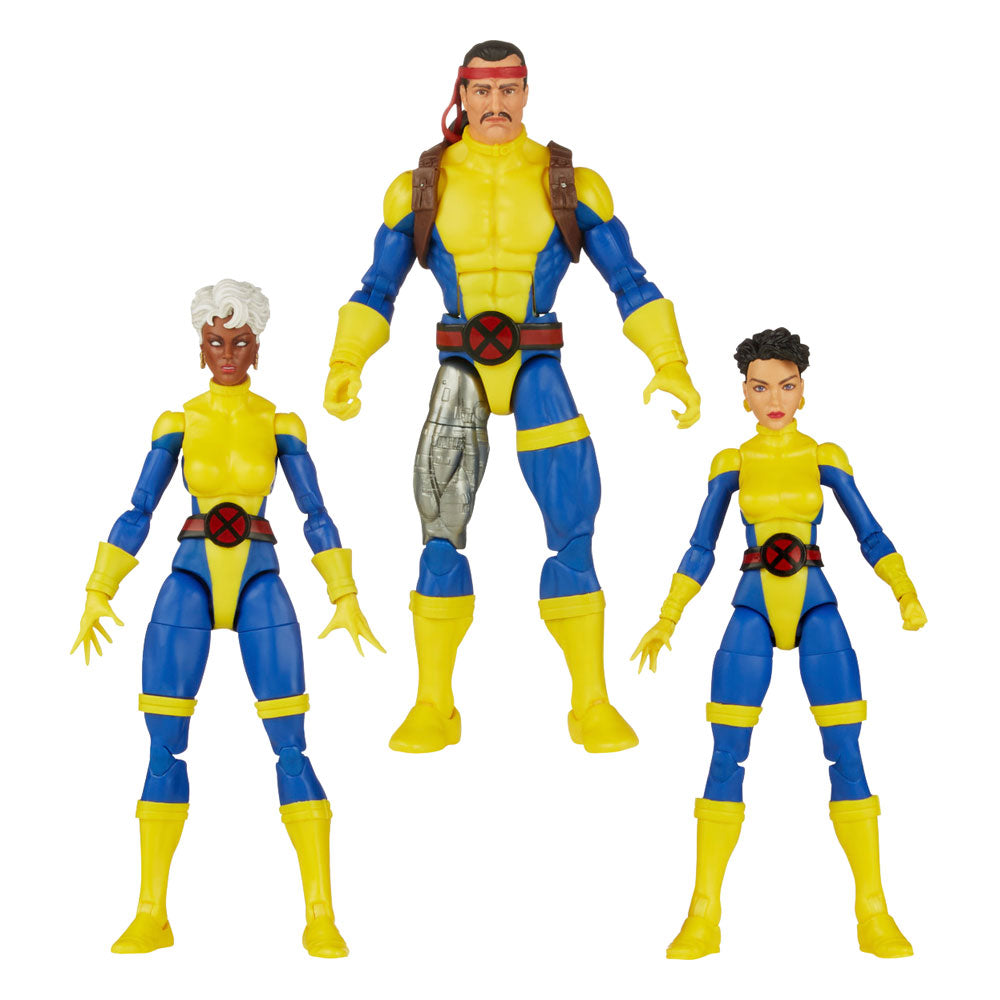 Storm, Marvel's Forge, Jubilee X Men th Anniversary Marvel Legends Action  Figure 3 Pack  cm
