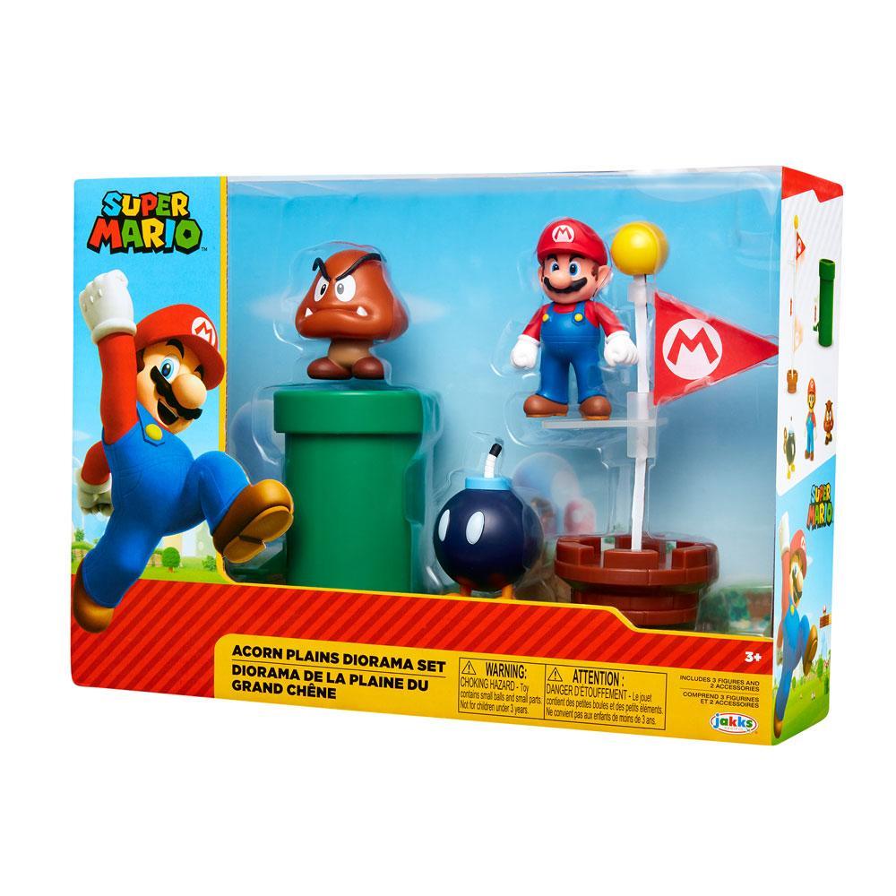 Super Mario Karakter 6 cm met Toebehoren Wereld van Nintendo